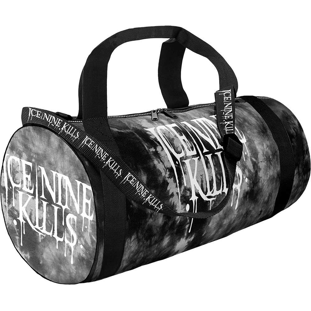 Rocksax Ice Nine Kills - Drippy Logo Weekendtas - Zwart/Grijs